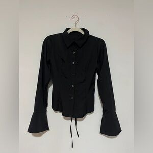 Elegant Black Women's Top